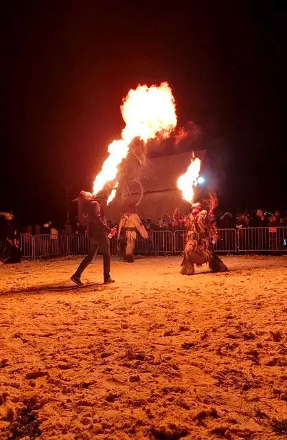 Feuershow der Meloner Moor Teufeln | Foto: Meloner Moor Teufeln