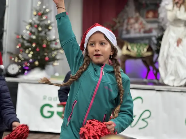 Sichtlich Spaß hatten die Kids bei der Aufführung: Das verzauberte Weihnachtsfest.