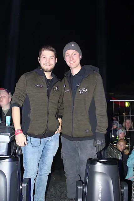 Moderator Simon Angerer mit Obmann Johannes Mann