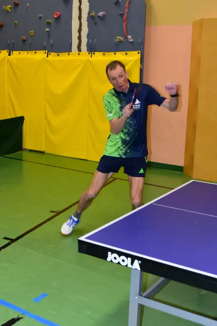 Josef Huber vom Zweierteam des TTC Tamsweg. | Foto: Karl Stöckl / TTC Intersport Frühstückl Tamsweg