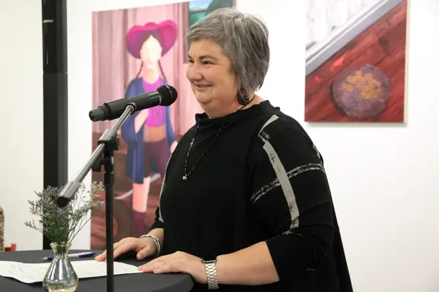 Kulturreferentin Barbara Hauser begrüßte vor vollem Haus.