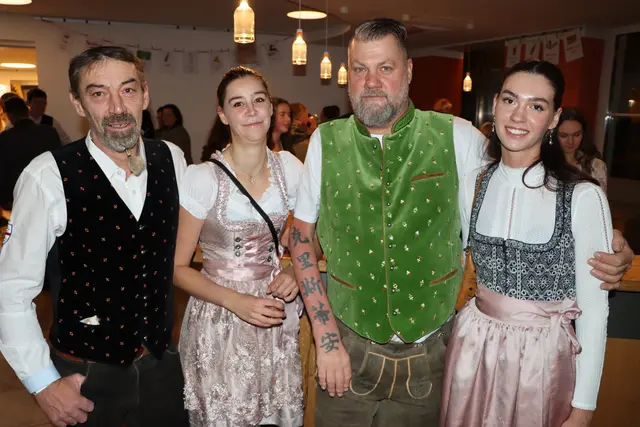 Alexander und Anna More mit Christian und Yvette Messner | Foto: Christopher Polesnig