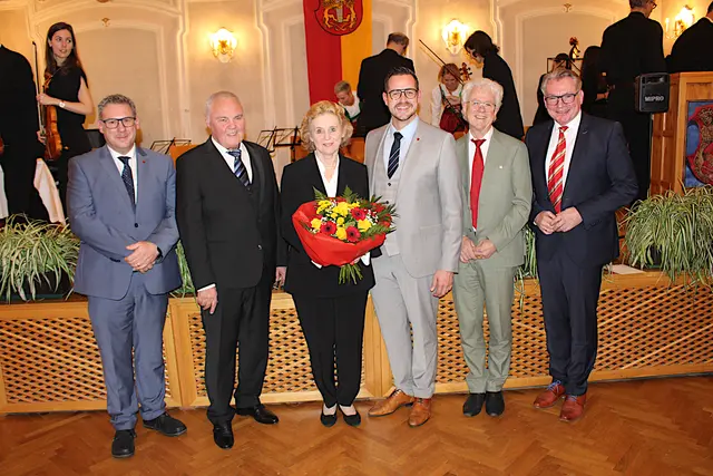Werner Hackl, Johannes Tusch, Eva Posch, Johannes Tilg, Werner Nuding und Johannes Tratter