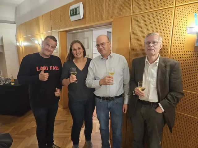 Michael Scheruga, Elfi und Georg Pernkopf und Gerold Hartmann