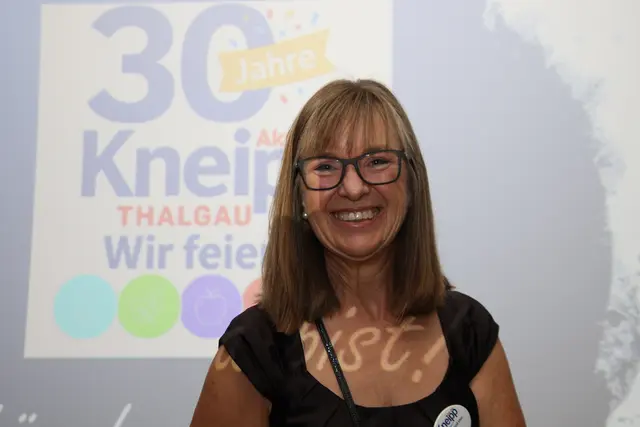 30 Jahre Kneipp-Aktiv-Verein: Obfrau Gerti Höller beim Jubiläum.