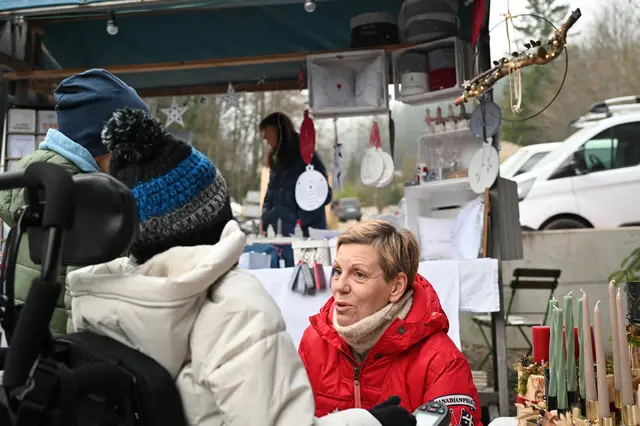 David mit seinem Bruder und Dagmar Feischl | Foto: Wilfried Fischer