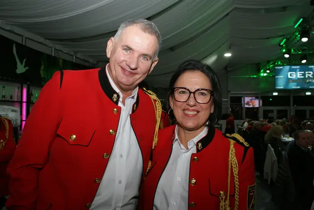 Julius Petroczi und Daniella Gröller von der Stadtkapelle Jennersdorf. | Foto: Anna Maria Kaufmann