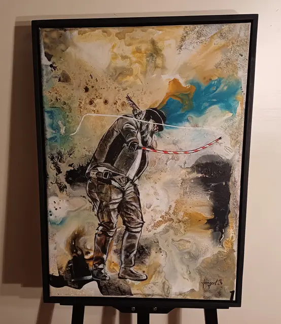 Das Fasnachtsbild für das Blochziehen im Jahr 2026 "Fuhrmann" | Foto: Monika Hammerl