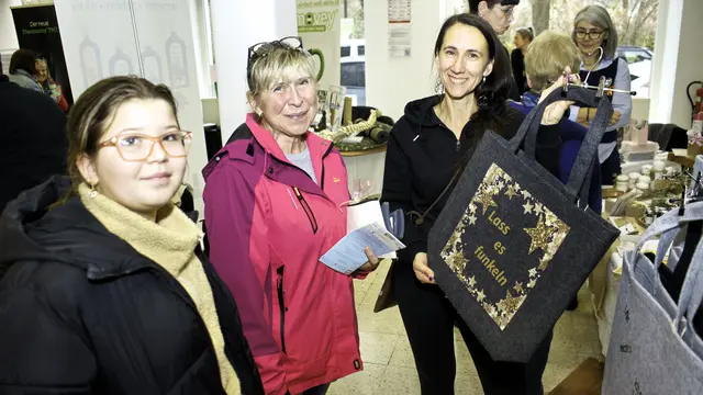Andrea Hochleitner, Larissa Baldauf mit Manuela Hinterreiter