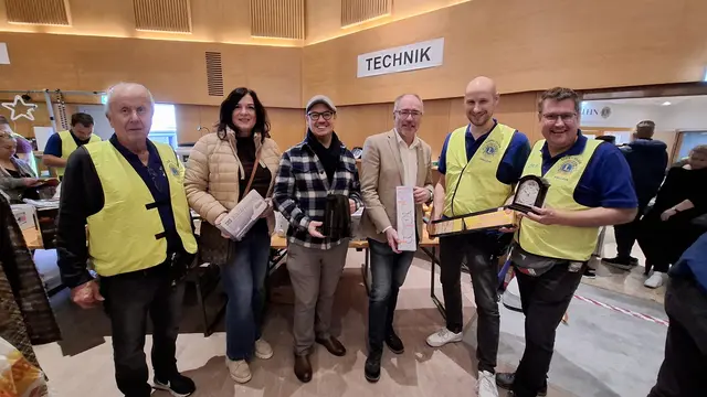 Helmut Wasserbacher, Vize-Bgm. Ingrid Zimmerling, Stadtrat Florian Koch, Bgm. Alexander Stangassinger, Christopher Habersatter und Peter Dioszeghy. | Foto: Josef Wind