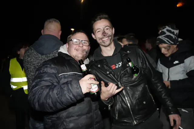 Robin &amp; Leon aus Wernstein hatten mit Sicherheit viel Spaß beim heurigen Perchtenlauf!