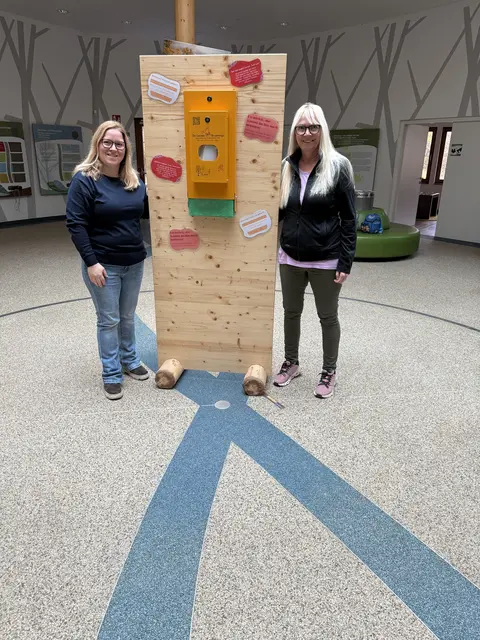 vlnr. Bianca Scharnböck, Umweltstadträtin der Stadt Schärding und Christina Gattermaier-Humer