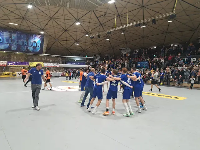 Jubelstimmung nach Spielende in Hollabrunn. | Foto: UHC