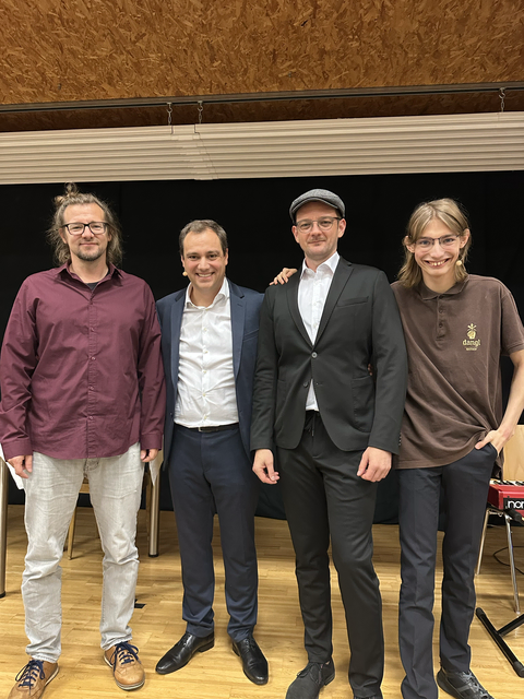 Alexander Greiml (Klavier Spieler), Stefan Greimel, Daniel Oppenauer,  Noah Greimel | Foto: Jana Zuser
