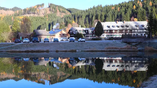 ...in der Früh gab es Minusgrade.