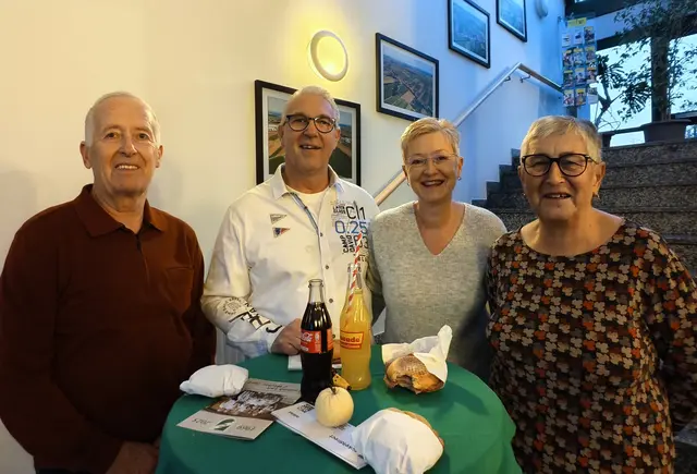 Günther Sommer, Christian und Petra Schneider und Lieselotte Sommer.
 | Foto: Christian Nowotny