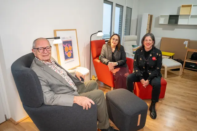 (v.l.) Günther Tonar, Ideengeber und ehemaliger Moderator, Bezirksvorsteher-Stellvertreterin Julia Lessacher (SPÖ) und Tanja Wehsely, Geschäftsführerin der Volkshilfe Wien. | Foto: Valentina Marinelic/MeinBezirk