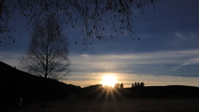 Wenn die Sonne sich am Morgen zeigt....