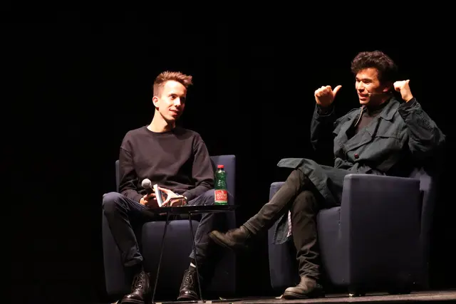 Fabian Kriechbaum und Bagher Ahmadi  | Foto: MeinBezirk/Constance Haslberger