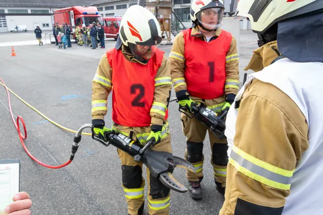 In St. Michael im Lungau stellten sich am 15. November 2025 zwei Gruppen der Freiwilligen Feuerwehr der Technischen Leistungsprüfung in den Stufen Bronze, Silber und Gold. | Foto: BI Anton Doppler ASBÖ2