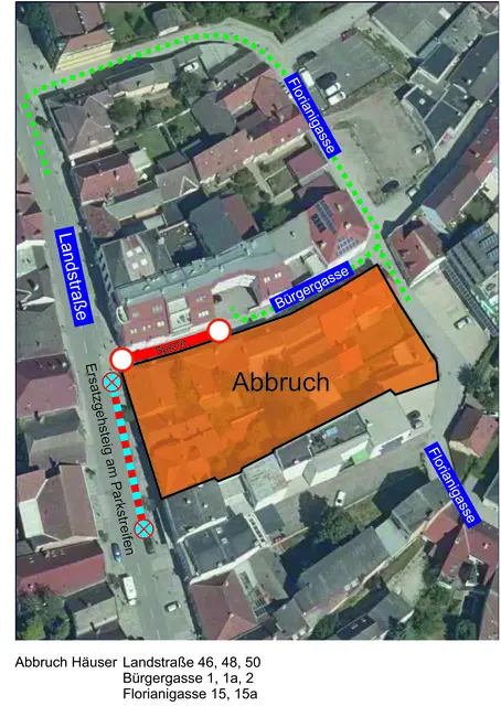 Für die Wohnhausanlage "Lichtraum" wurden acht Häuser abgerissen. | Foto: WAV/Archiv