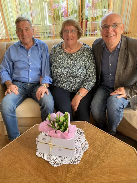Johann Wiesinger, Hildegard Schmidt, Karl Fasching (v.l.). | Foto: Pensionistenverband Zwettl