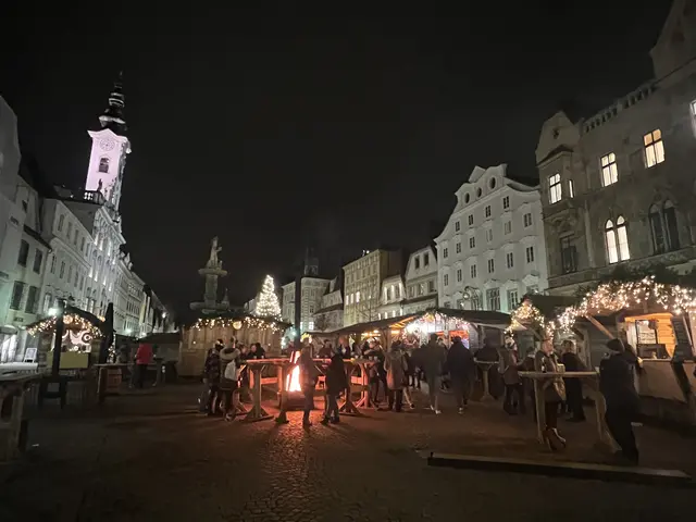 Adventdorf am Steyrer Stadtplatz. | Foto: Klaus Mader