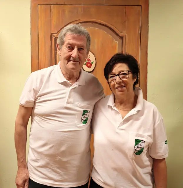Josef Weissensteiner mit Gerlinde Fitz.
 | Foto: Christian Nowotny