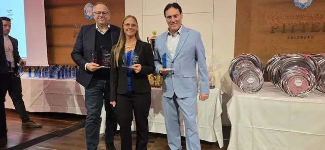 Evita Stadler und Franz Altmann erreichten den 3. Platz in ihrer Klasse. | Foto: Altmann