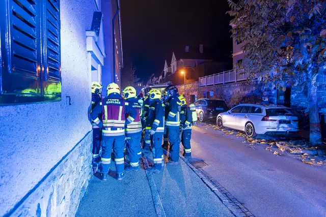 Kurz vor 19 Uhr rückten alle fünf Feuerwachen – Egelsee, Rehberg, Gneixendorf, Hauptwache und Krems-Süd – gemeinsam mit dem Roten Kreuz Krems und der Polizei zum Einsatzort aus. | Foto: Manfred Wimmer