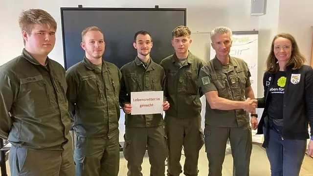 Im Rahmen der Typisierungsaktionen beim Militärkommando Kärnten wurde ein Lebensretter gefunden. | Foto: zVg