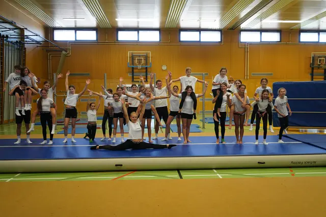 Das Boden- und Geräteturnen am Gymnaskum Hartberg erfährt gerade einen richtigen Boom. | Foto: Gymnasium Hartberg