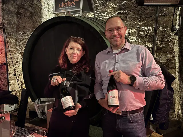 Fühlten sich Wohl: Die Gastwinzer aus Slowenien Vina Gjerkeš und Meum Winery. | Foto: B.Gady