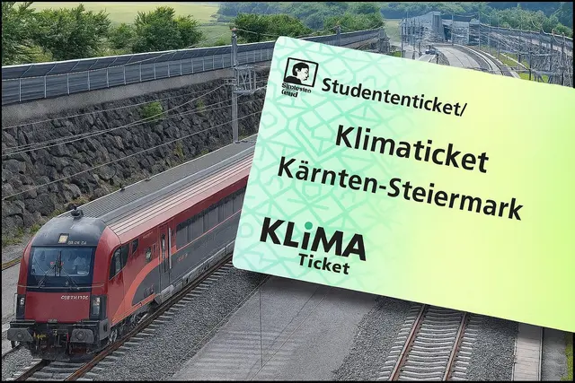 Die Hochschulvertretungen aus Kärnten und Steiermark haben eine Petition für die Einführung eines Klimatickets und Studierendentickets gestartet. | Foto: ÖH FH Kärnten