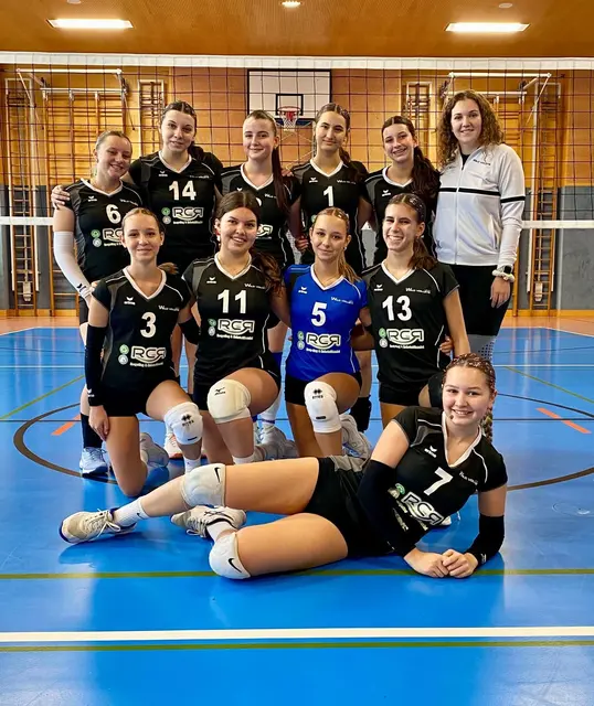 Das U18-Team der Wild Volleys holte einen Sieg gegen Illmitz. | Foto: Wild Volleys