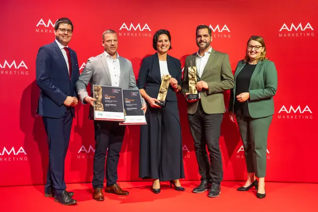 Die FairHof-Käsewurst von Hütthaler aus Schwanenstadt holte sich den Preis in der Kategorie Käsewurst. | Foto: AMA-Marketing/ Thomas Meyer