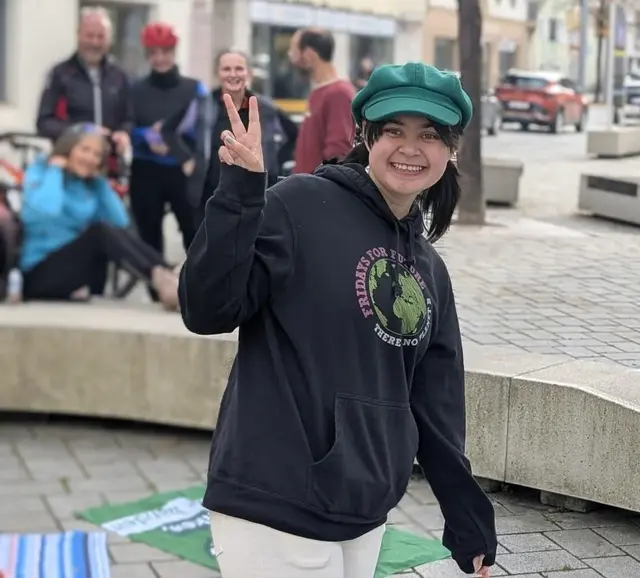 Michelle Derbach, Initiatorin der Fridays for Future Organisation Reutte. | Foto: FFF Reutte/Füssen