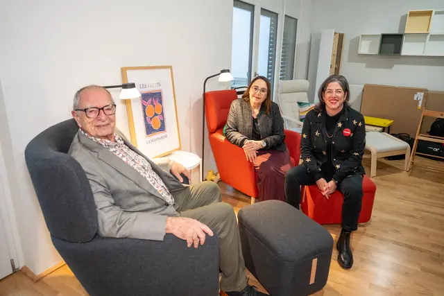 (v.l.) Günther Tonar, Ideengeber und ehemaliger Moderator, Bezirksvorsteher-Stellvertreterin Julia Lessacher (SPÖ) und Tanja Wehsely, Geschäftsführerin der Volkshilfe Wien. | Foto: Valentina Marinelic/MeinBezirk