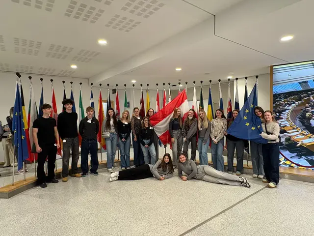 7.A Klasse im Europäischen Parlament. | Foto: Borg Murau