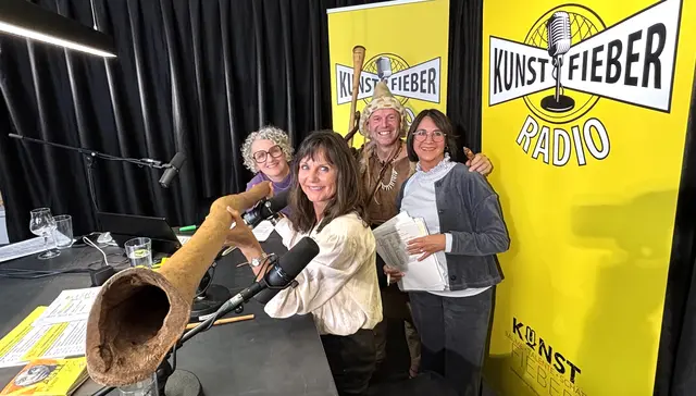 Radio Kunstfieber mit Doris Bergman, Ines Niederwieser, Martina Kurz und Schamanen. | Foto: Nikolaus Kogler