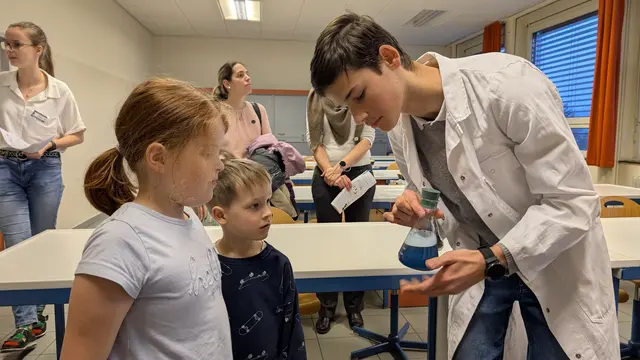 Am Gymnasium Horn öffnete sich die Tür zu einem Nachmittag voller Entdeckungen. | Foto: BG Horn
