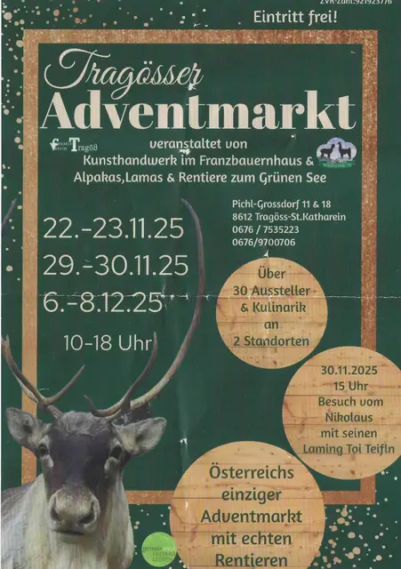Adventmarkt, Tragöss, 2025