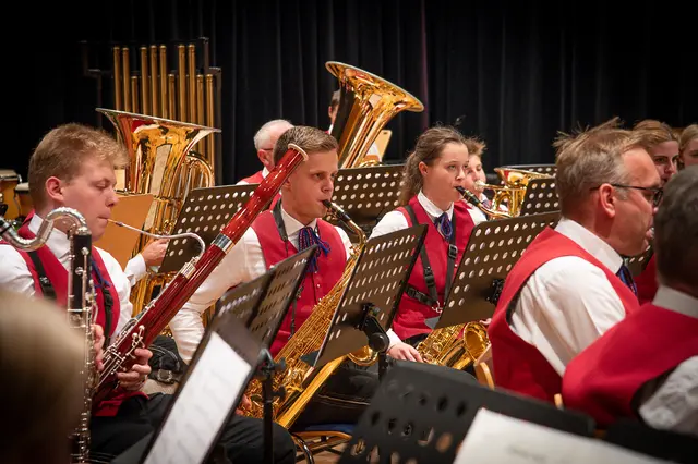 Der Musikverein Helfenberg erreichte eine Goldmedaille. 2026 ist Helfenberg der Austragungsort des Bezirksmusikfestes.  | Foto: OÖBV