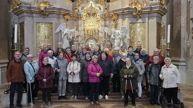 Die Basilika Sonntagberg hinterließ bei den Ebenseer Pensionisten einen bleibenden Eindruck. | Foto: Ebenseer PV