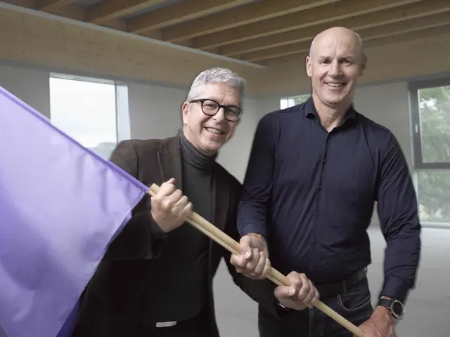 Christian Neufeld (l.) und Norbert Miesenberger von der Energiegenossenschaft Regios. | Foto: Gabriele Lackner Strauss