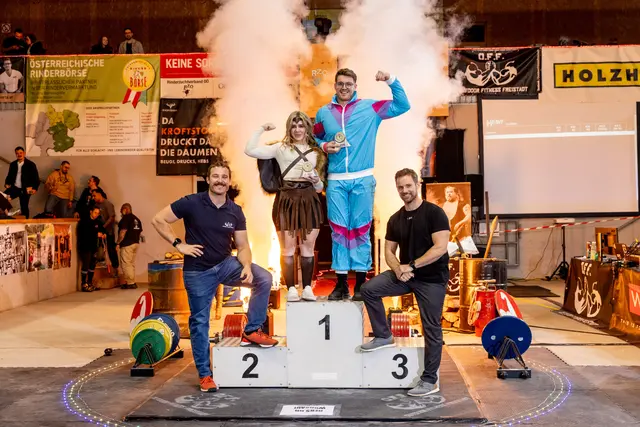 Die Tagessieger: Kimberly Kopp und Michael Leitner | Foto: Outdoorfitness Freistadt