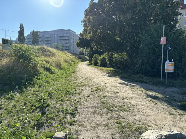 Eine Anrainerin sorgt sich zudem um die vernachlässigte Böschung.  | Foto: Luca Arztmann/MeinBezirk