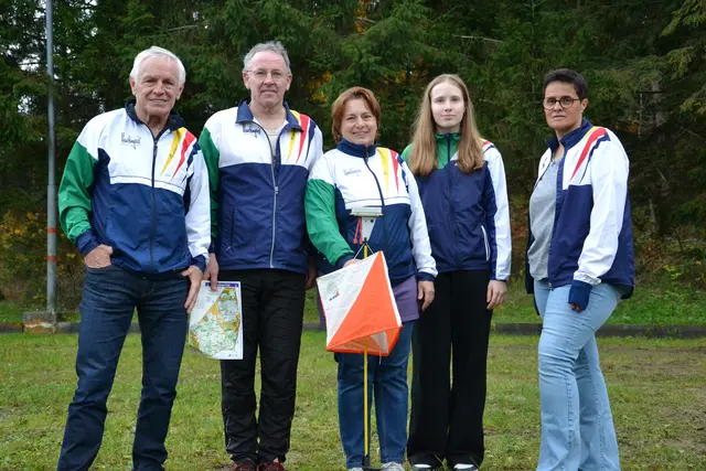 Leibnitzer Gesamtsieger beim steirischen OL-Cup: Sepp Hartinger, Herwig und Tünde Allwinger, Sophia und Simone Asseg | Foto: Leibnitzer AC