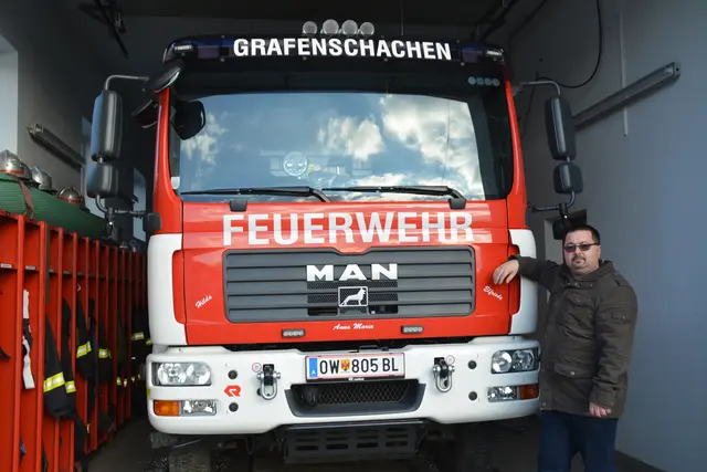 Martin Hoppel war viele Jahre für die Feuerwehr Grafenschachen auch in leitender Funktion im Einsatz. | Foto: Michael Strini