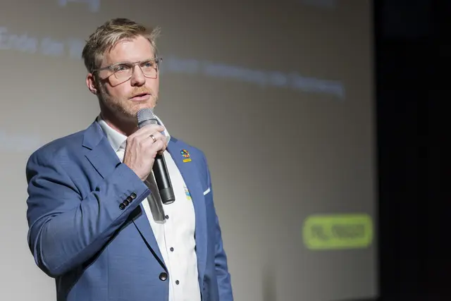 Manuel Moser von Palfinger über lineare und zirkuläre Geschäftsmodelle. | Foto: USS/Neumayr